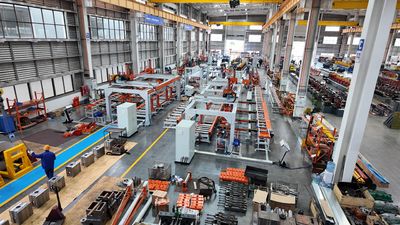 Wuxi Tonghe Machinery Co., Ltd línea de producción del fabricante