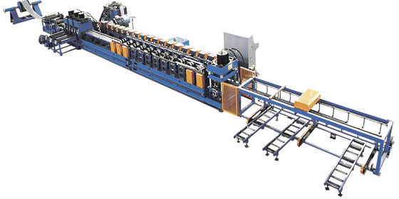 500 - 6000 mm Máquina de flexión de canales C Máquina de fabricación de canales Unistrut Formación de rollos