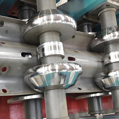 comprar 25 mm - 63,5 mm Máquina de moldeado de barandillas de carreteras Máquina de moldeado de rodillos de acero online manufacture